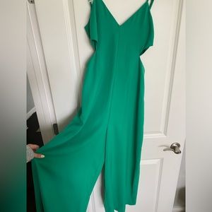 NWOT Topshop green jumpsuit